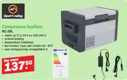 Van Cranenbroek Sport valley Compressor koelbox KC-25L aanbieding