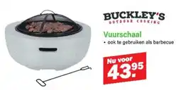 Van Cranenbroek Buckley's outdoor cooking Vuurschaal aanbieding