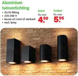 Van Cranenbroek Aluminium tuinverlichting Enkel aanbieding