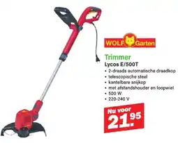 Van Cranenbroek Wolf Garten Trimmer Lycos E/500T aanbieding