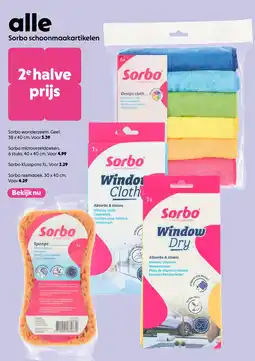 AllesZ Alle Sorbo schoonmaakartikelen aanbieding