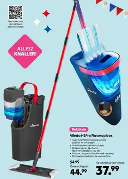 AllesZ Vileda H2Pro Flat mop box aanbieding