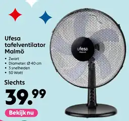 AllesZ Ufesa tafelventilator Malmö aanbieding