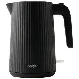 MediaMarkt Seeger Sgr100bk Waterkoker Zwart aanbieding