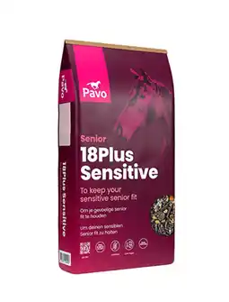 Pets Place Pavo 18 Plus Sensitive - Paardenvoer - 15 kg aanbieding