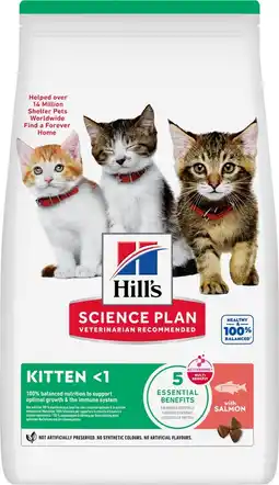 Pets Place Hill's Science Plan Feline Kitten - Kattenbrokken - Zalm 1.5 kg aanbieding