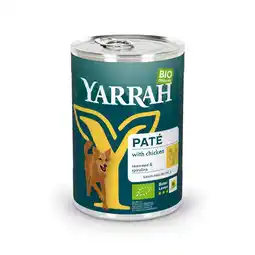 Pets Place Yarrah Bio Alu Pate Graanvrij - Hondenvoer - Kip Zeewier 400 g aanbieding