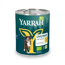 Pets Place Yarrah Bio Blik Brokjes In Saus - Hondenvoer - Kip 820 g aanbieding