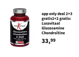 Plein.nl app only deal 2+3 gratis2+2 gratis: Lucovitaal Glucosamine Chondroïtine aanbieding