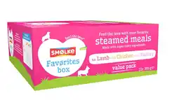 Pets Place Smølke Vers Gestoomde Maaltijd Favørites Box - Hondenvoer - Lam Kip Kalkoen 12x395 g aanbieding