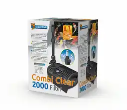 Pets Place Superfish Combi Clear 2000 Filter 4in1 - Vijverfilter - Grijs 1060 l/h Uvc 5 Watt aanbieding