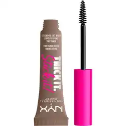 Etos NYX Professional Makeup Thick It. Stick It! Wenkbrauwmascara 1 Taupe aanbieding