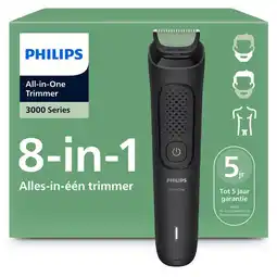 Etos Philips 3000 serie All-In-One 8-In-1 Trimmer MG3940/15 aanbieding