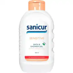Etos Sanicur Bad & Douche gel Sensitive 300 ml aanbieding
