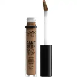 Etos NYX Professional Make Up Can't Stop Won't Stop Concealer CSWSC16 Mahogany aanbieding