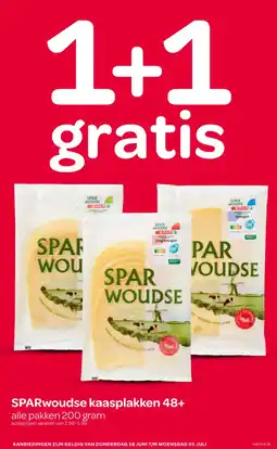 Spar SPARwoudse kaasplakken 48+ aanbieding