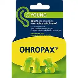 Etos Ohropax Young 10 stuks aanbieding