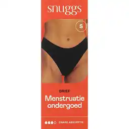 Etos Snuggs Brief Tencel Heavy Absorption Black S aanbieding