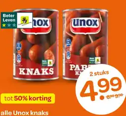 Spar Alle Unox knaks aanbieding