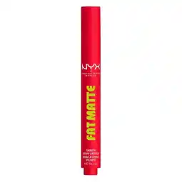 Etos NYX Professional Make Up Fat Matte Lipstick 15 Fuzzy Flame Rood aanbieding