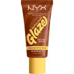 Etos NYX Professional Makeup Buttermelt Glaze Skin Tint SPF30 8 Nutmeg Butta aanbieding
