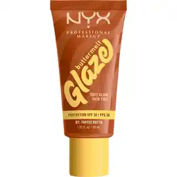 Etos NYX Professional Makeup Buttermelt Glaze Skin Tint SPF30 7 Toffee Butta aanbieding