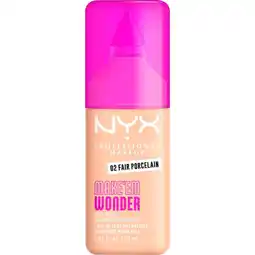 Etos NYX Professional Makeup Make 'EM Wonder Foundation 02 Fair Porcelain aanbieding
