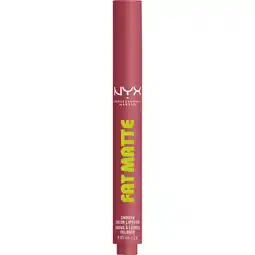 Etos NYX Professional Make Up Fat Matte Lipstick 12 Blush Blanket Paars aanbieding