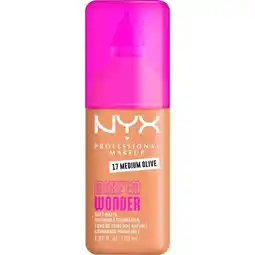 Etos NYX Professional Makeup Make 'EM Wonder Foundation 17 Medium Olive aanbieding