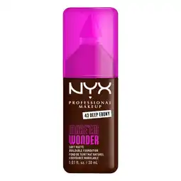 Etos NYX Professional Makeup Make 'EM Wonder Foundation 43 Deep Ebony aanbieding