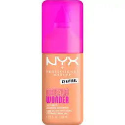 Etos NYX Professional Makeup Make 'EM Wonder Foundation 12 Natural aanbieding