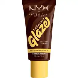 Etos NYX Professional Makeup Buttermelt Glaze Skin Tint SPF30 10 Chocolate Butta aanbieding