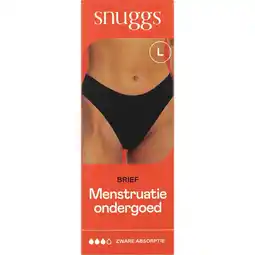 Etos Snuggs Brief Tencel Heavy Absorption Black L aanbieding