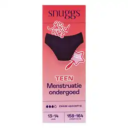 Etos Snuggs Teen 13-14Y Heavy Absorption Black aanbieding