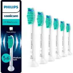 Etos Philips Sonicare ProResults Opzetborstels Wit HX6016/87 6 stuks aanbieding