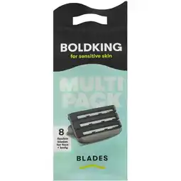 Etos Boldking Gevoelige Huid Navulmesjes 8 stuks aanbieding