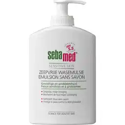 Etos Sebamed Zeepvrije Wasemulsie 300 ML aanbieding