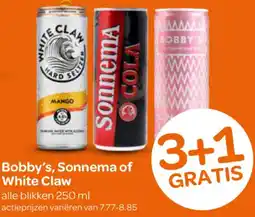 Spar Bobby's, Sonnema of White Claw aanbieding