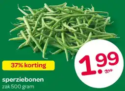 Spar Sperziebonen aanbieding