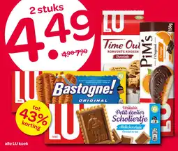 Spar Alle LU koek aanbieding