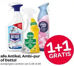 Spar Alle Antikal, Ambi-pur of Dettol aanbieding