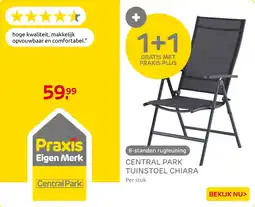 Praxis Central park tuinstoel chiara aanbieding