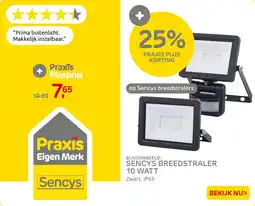 Praxis Sencys breedstralers aanbieding