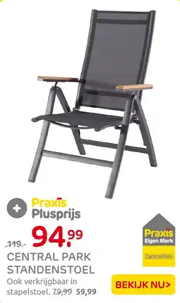 Praxis Central park standenstoel aanbieding