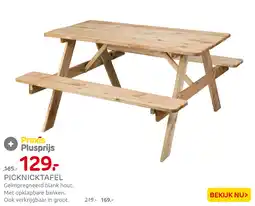 Praxis Picknicktafel aanbieding