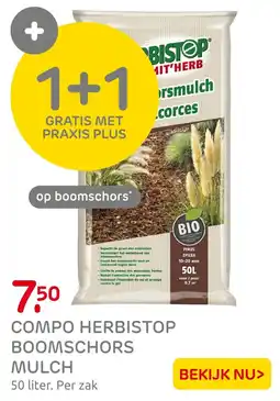 Praxis Compo herbistop boomschors mulch aanbieding
