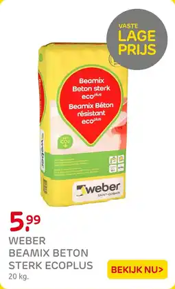 Praxis Weber Breamix Beton Sterk Ecoplus aanbieding