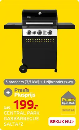 Praxis Central Park Gasbarbecue Salta/2 aanbieding