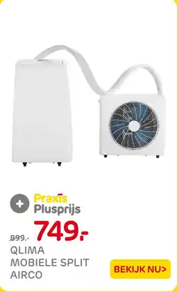 Praxis QLima Mobiele Split Airco aanbieding