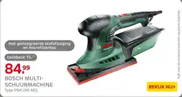 Praxis Bosch Multi- Schuurmachine aanbieding